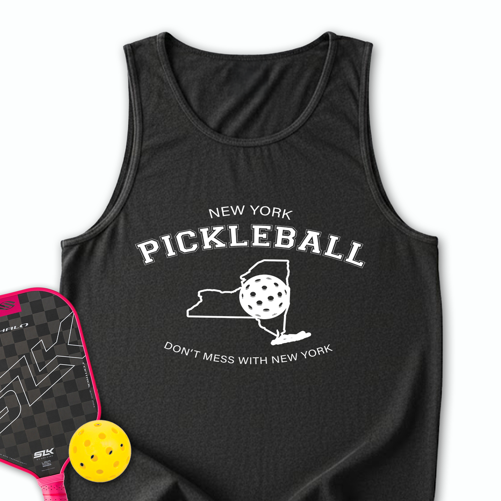 Don't Mess With New York Pickleball Tank Top - Picklechillz