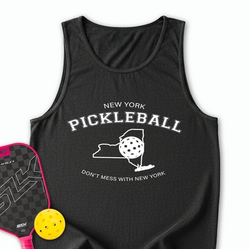 Don't Mess With New York Pickleball Tank Top - Picklechillz
