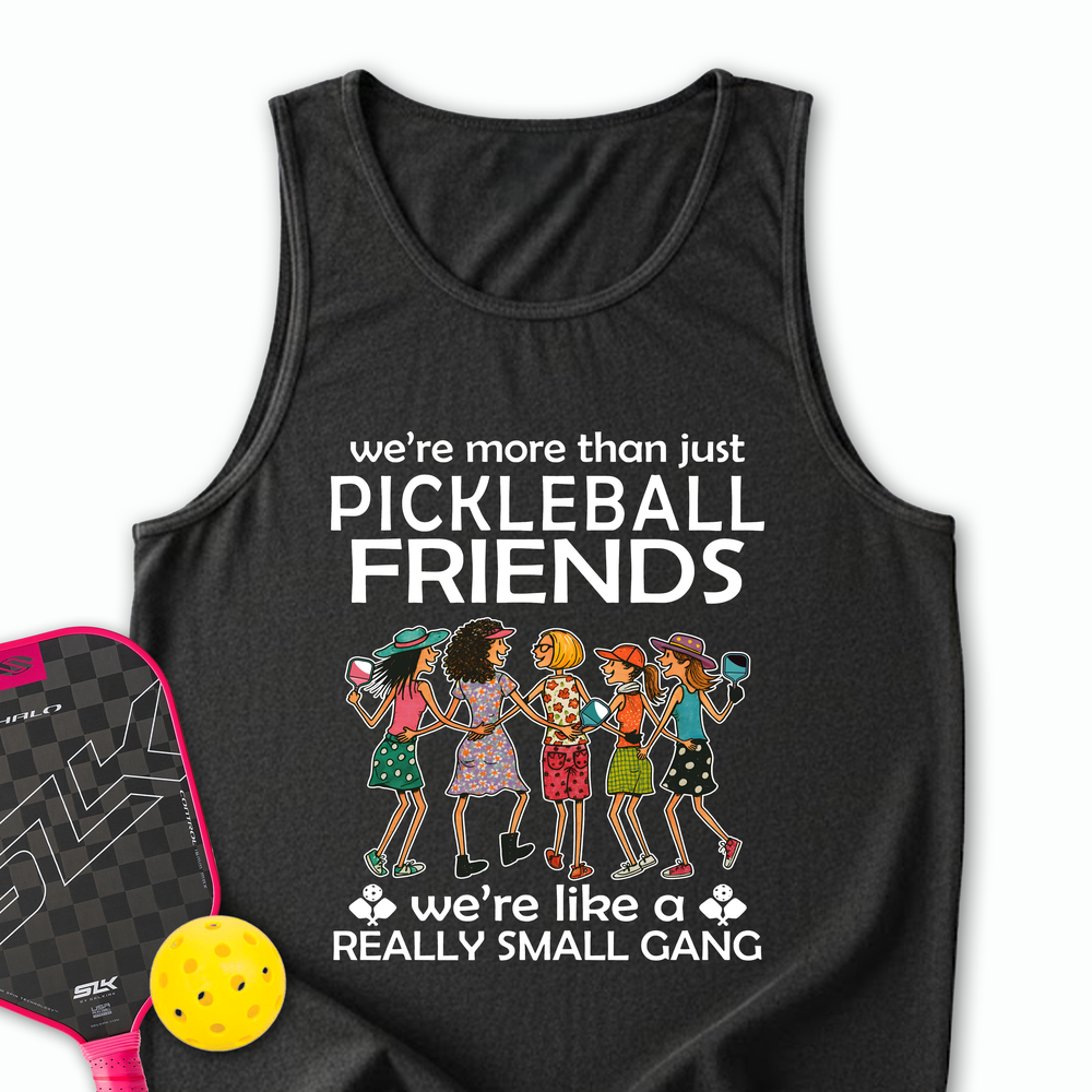 Funny Team 5 Pickleball Friends Pickleball Gang  Tank Top - Picklechillz