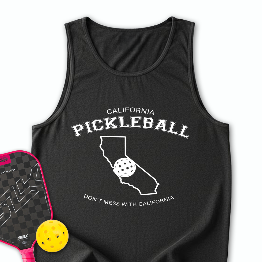 Don't Mess With California Pickleball Tank Top - Picklechillz