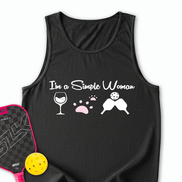 Cat Wine Pickleball Tank Top - Picklechillz