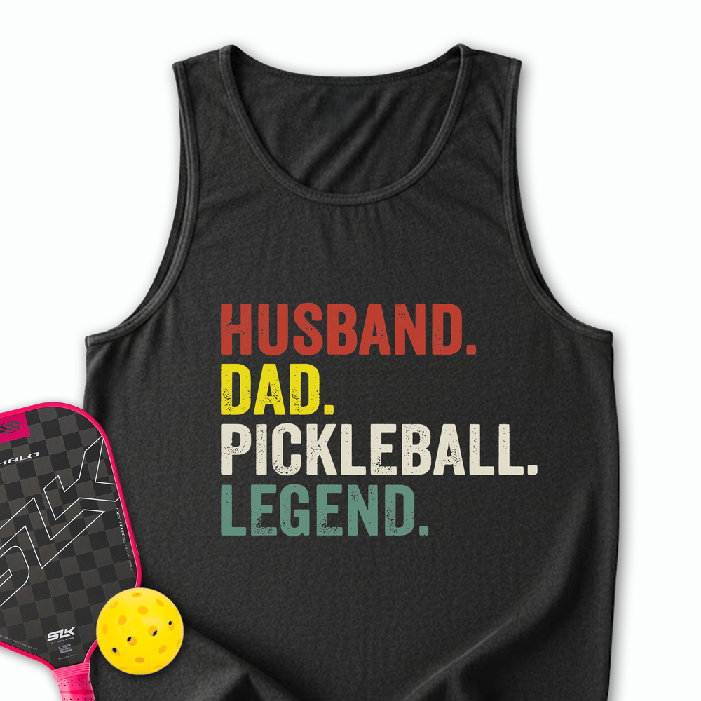 Funny Husband Dad Legend Tank Top - Picklechillz