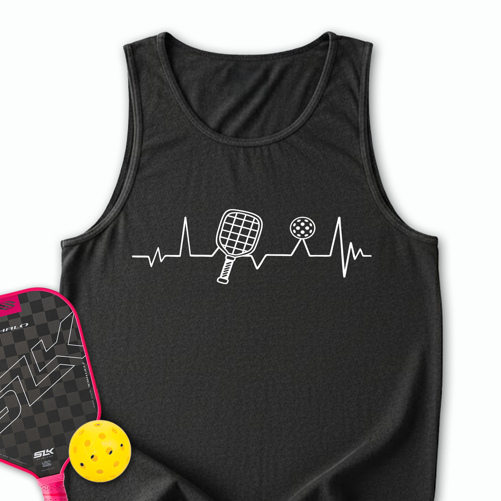Pickleball Heartbeat Tank Top - Picklechillz