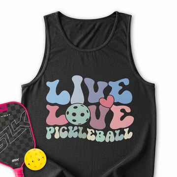 Live Love Pickleball Player Cute Tank Top - Picklechillz