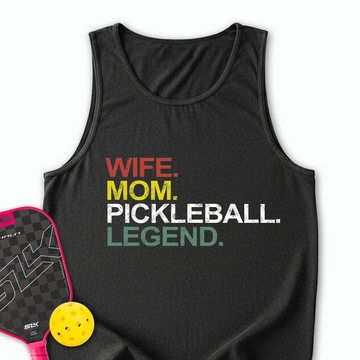 Funny Wife Mom Pickleball Legend Tank Top - Picklechillz