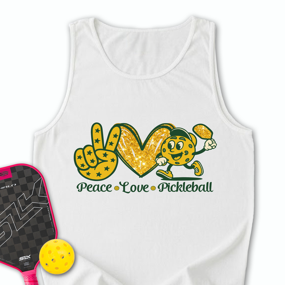 Peace Love Pickleball Tank Top - Picklechillz
