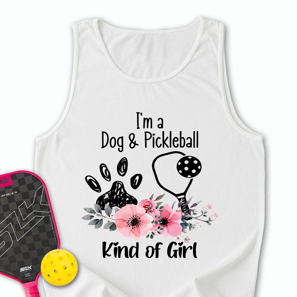 Dog Lover Pickleball Player Tank Top - Picklechillz