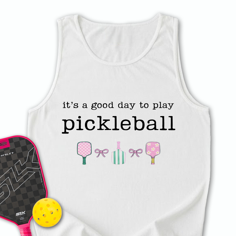 It's a good day to play Pickleball Tank Top - Picklechillz