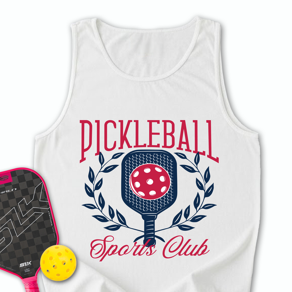 Pickleball Sports Club Graphic Tank Top - Picklechillz