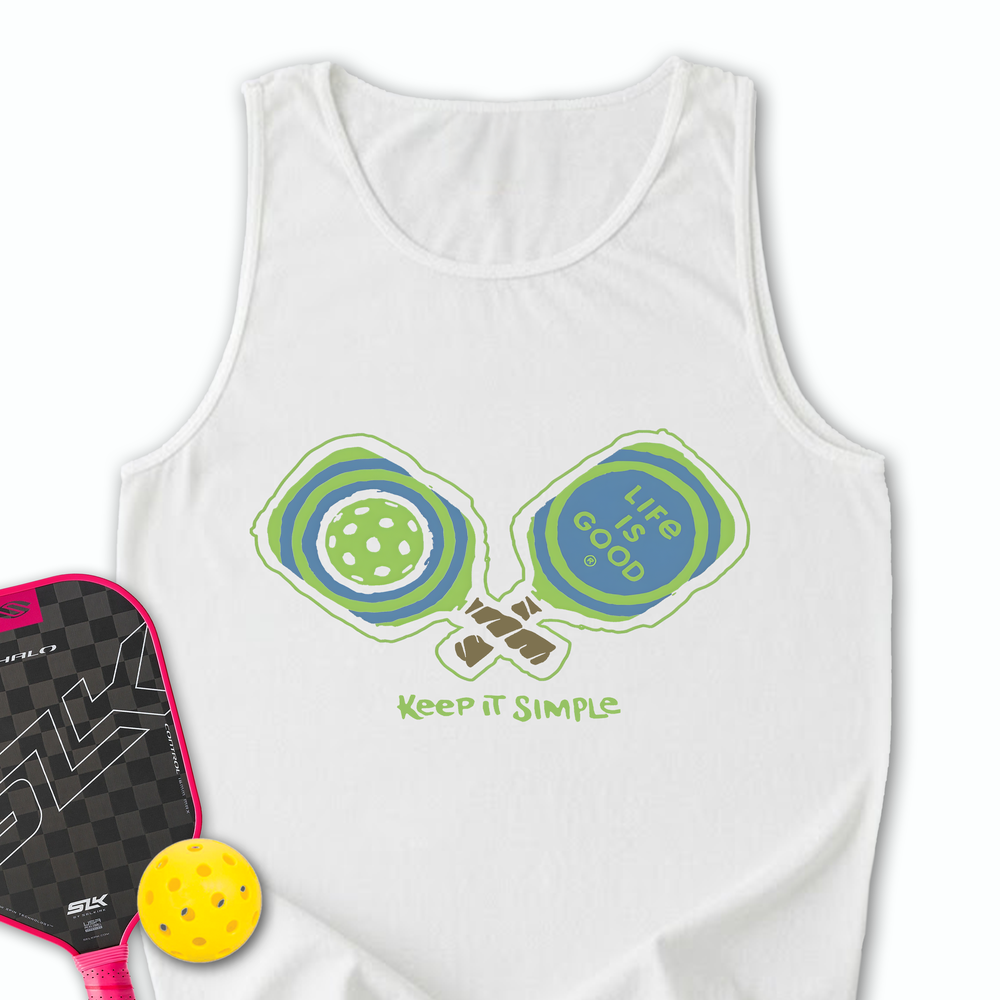 Pickleball Keep It Simple Life Is Good Tank Top - Picklechillz