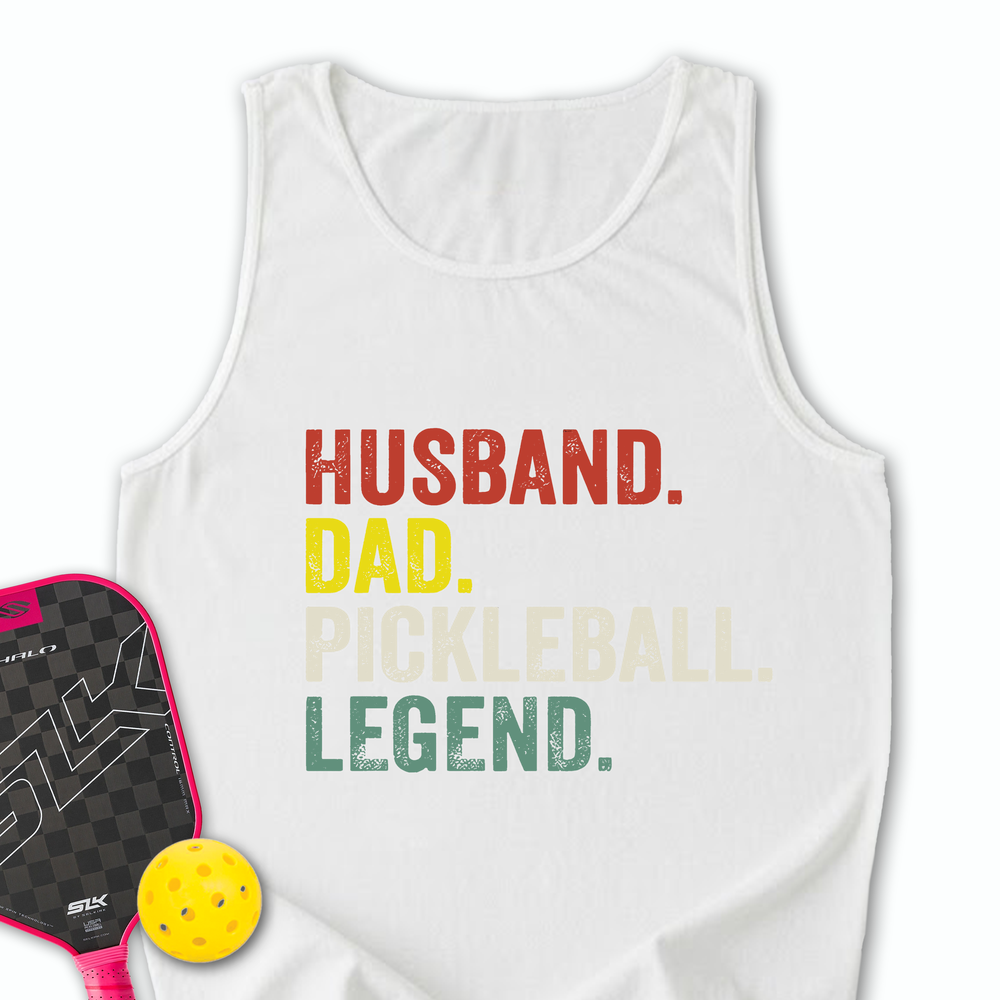 Funny Husband Dad Legend Tank Top - Picklechillz