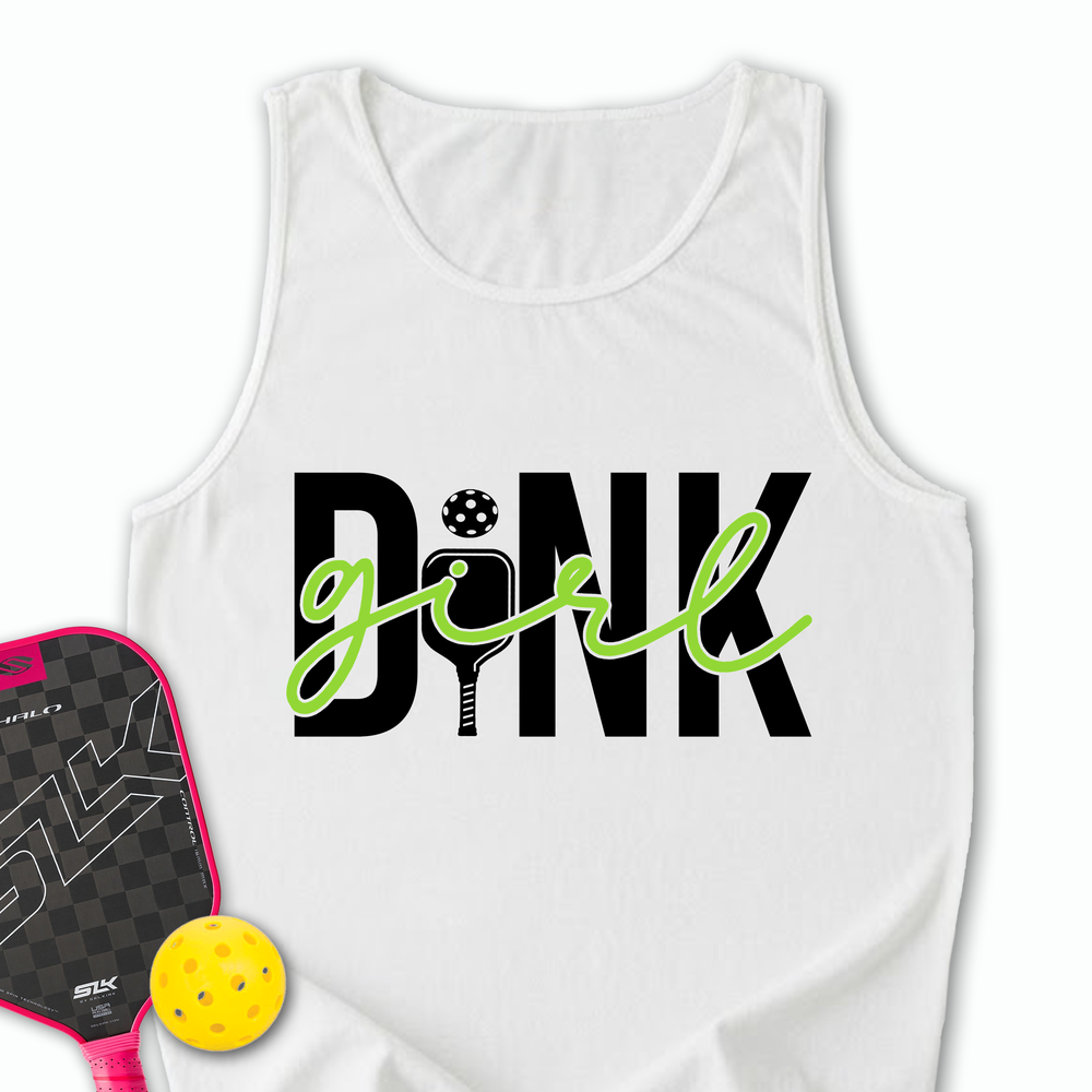 Dink Girl T-Shirt Tank Top - Picklechillz