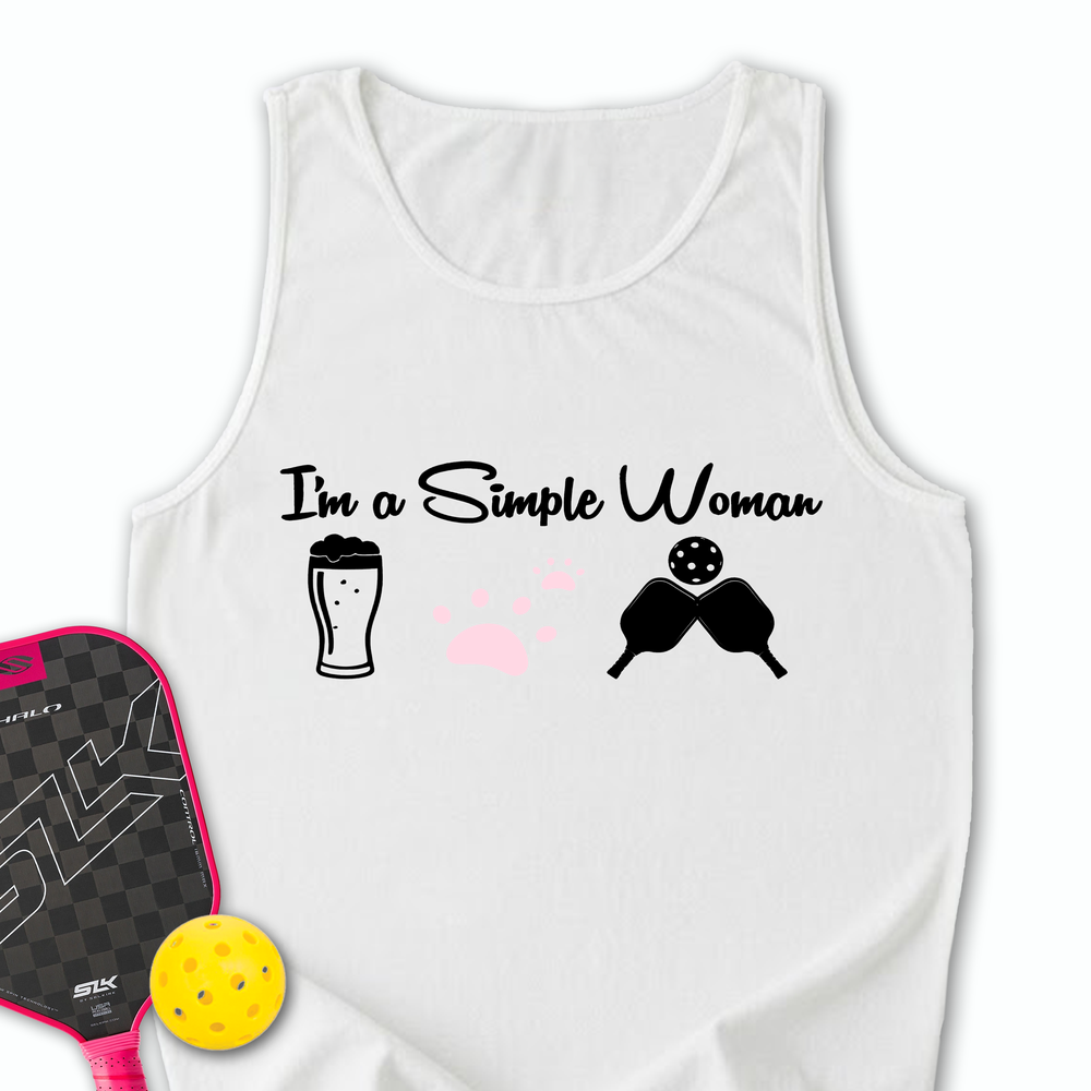 Cat Beer Pickleball Tank Top - Picklechillz