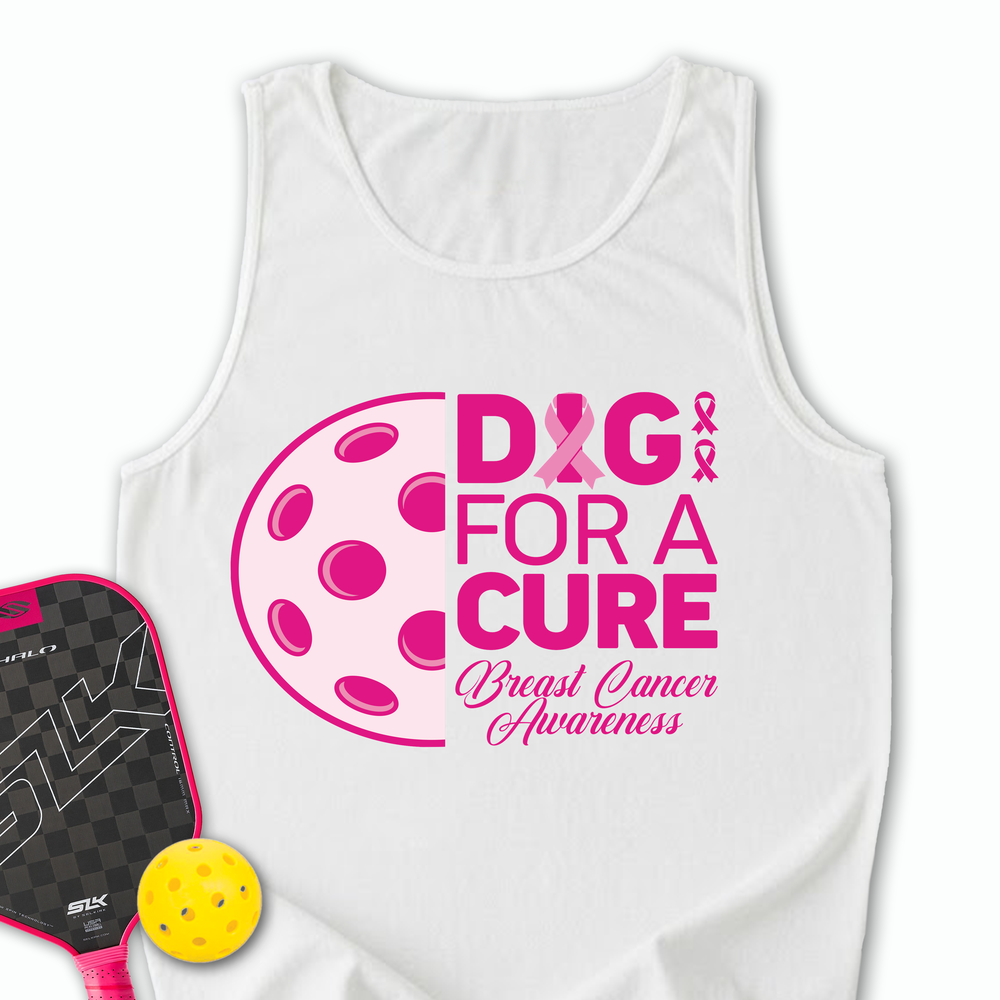 Dig For A Cure Tank Top - Picklechillz