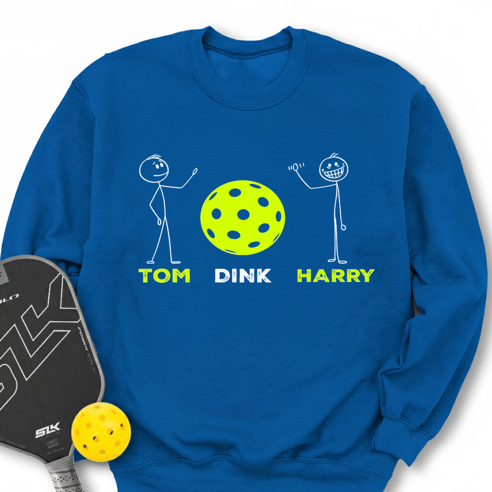 Pickleball - Tom Dink and Harry Sweatshirt - Picklechillz