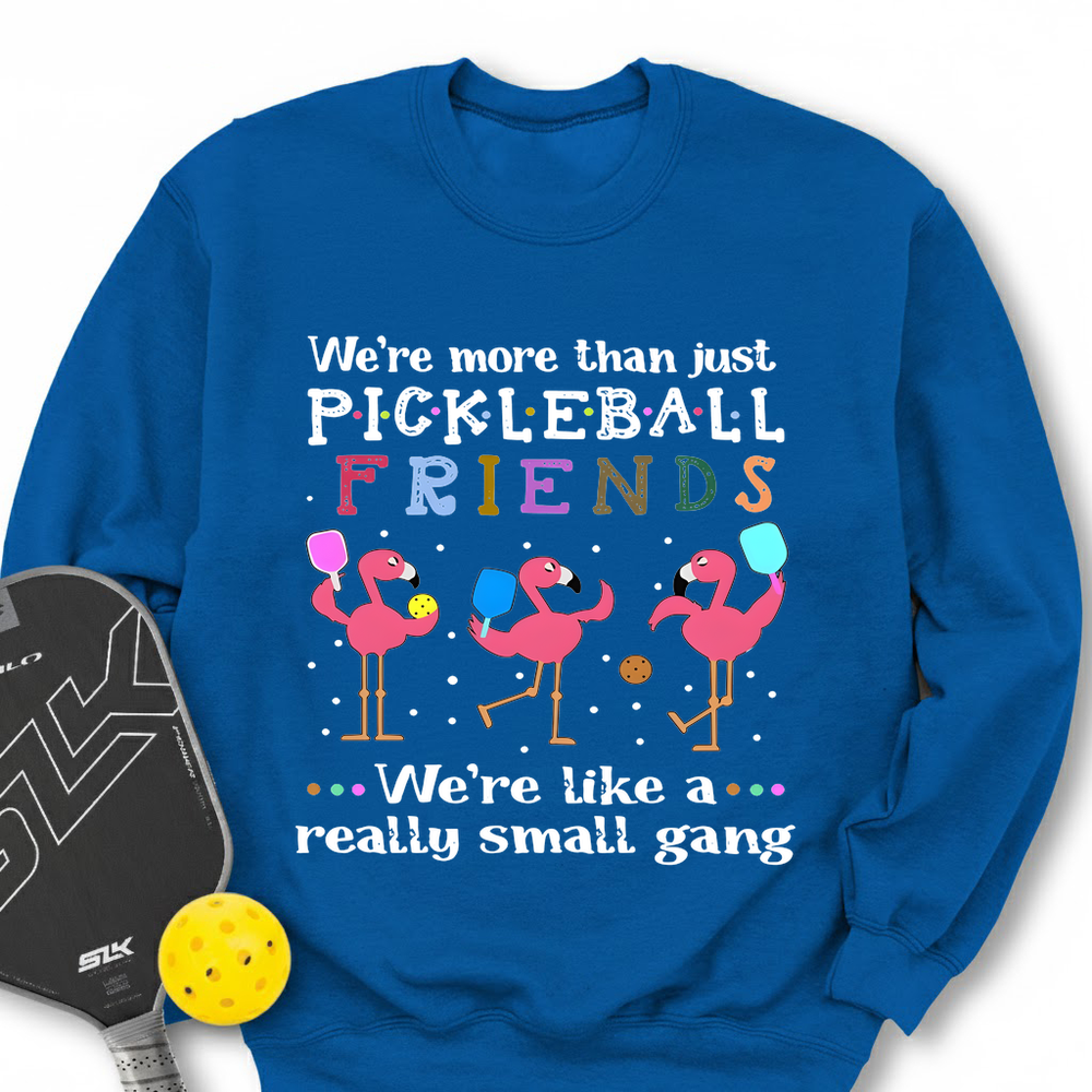 We'Re More Than Just Pickleball Friends... We'Re Like A... Really Small Gang Sweatshirt - Picklechillz