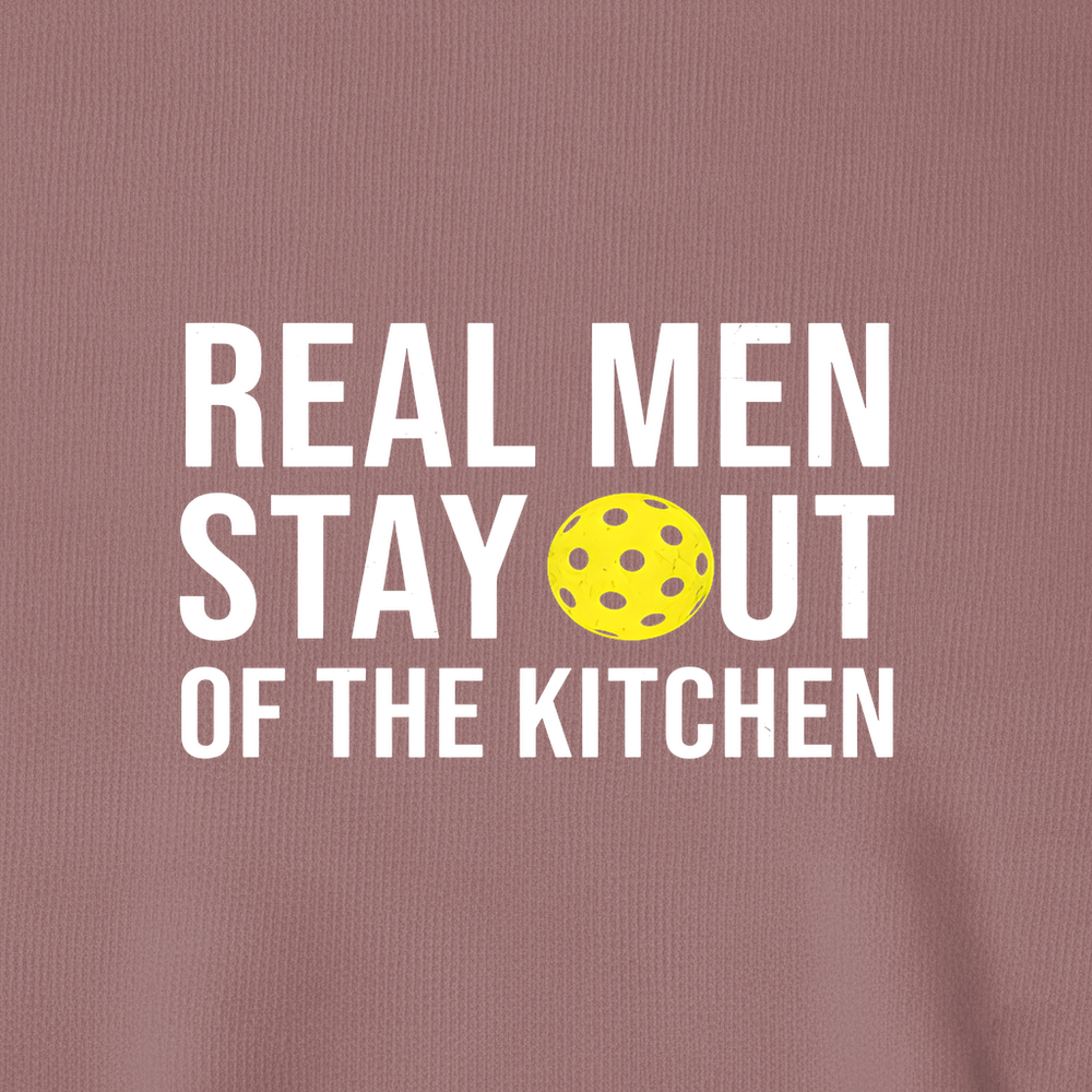 Real Men Stay Out Of The Kitchen V-Neck T-Shirt - Picklechillz