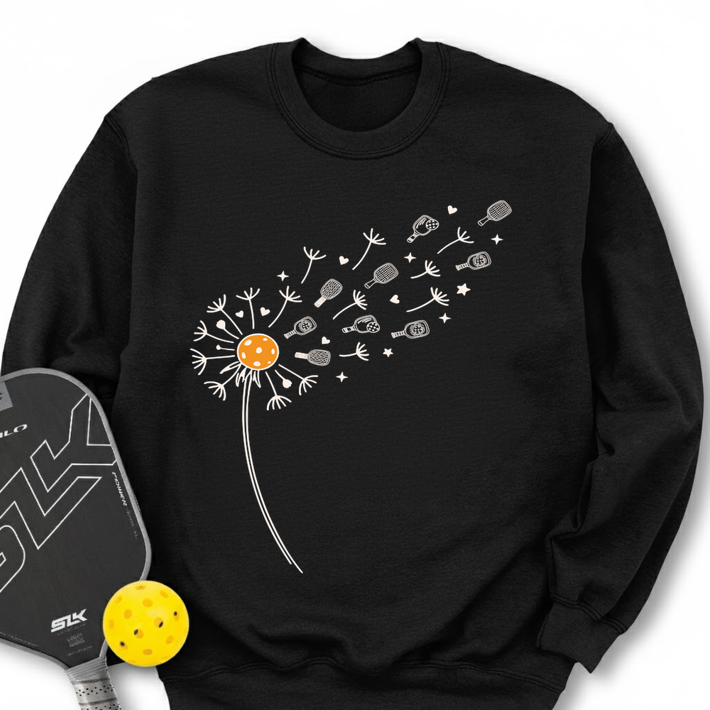 Pickleball Dandelion Sweatshirt - Picklechillz