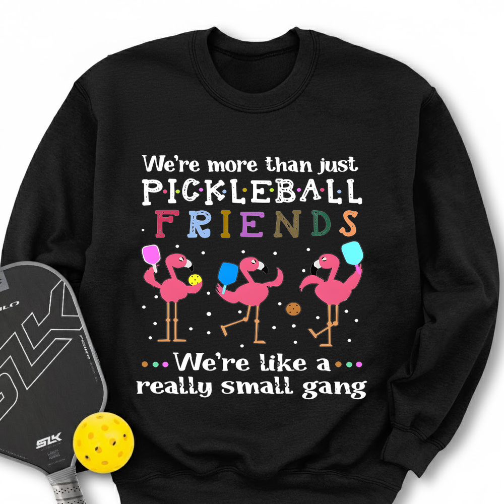 We'Re More Than Just Pickleball Friends... We'Re Like A... Really Small Gang Sweatshirt - Picklechillz