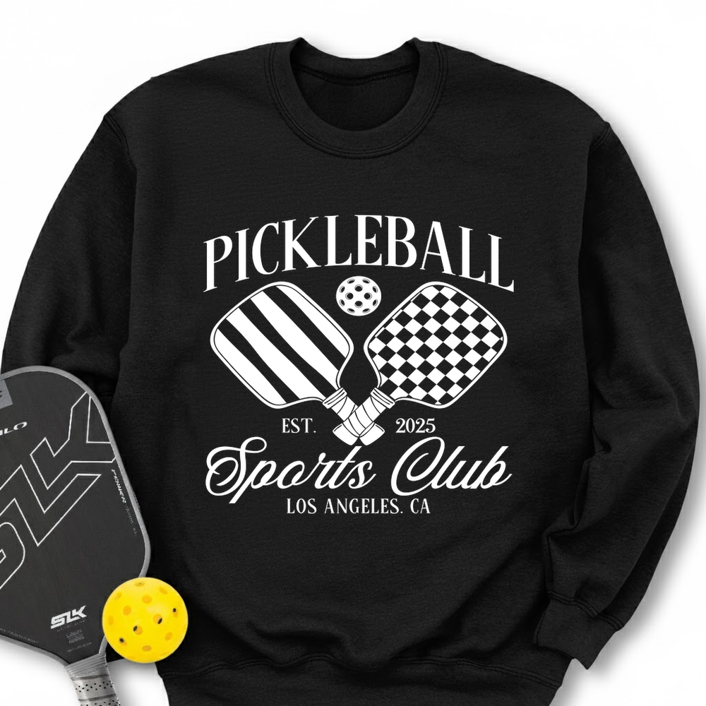 Custom Pickleball Social Club Sweatshirt - Picklechillz