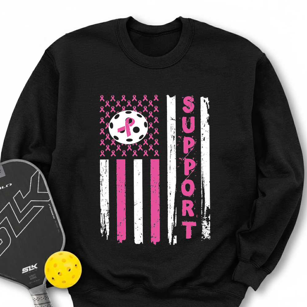 Breast Cancer Pickleball Sweatshirt - Picklechillz