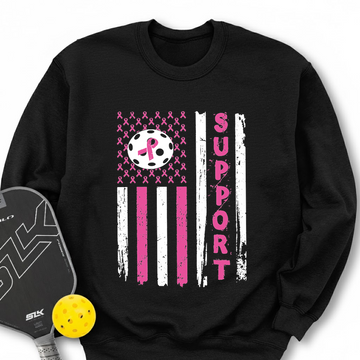 Breast Cancer Pickleball Sweatshirt - Picklechillz