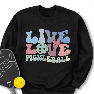 Live Love Pickleball Player Cute Sweatshirt - Picklechillz