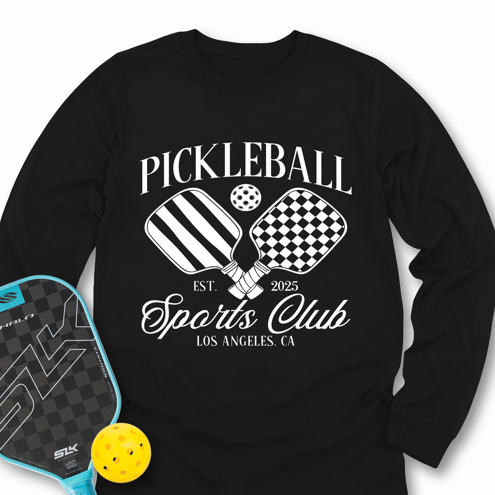 Custom Pickleball Social Club Long Sleeve - Picklechillz