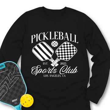 Custom Pickleball Social Club Long Sleeve - Picklechillz