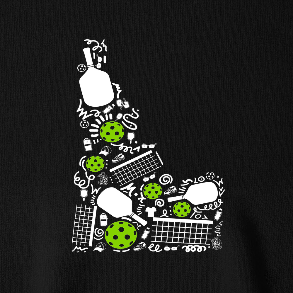 IDAHO Pickleball V-Neck T-Shirt - Picklechillz