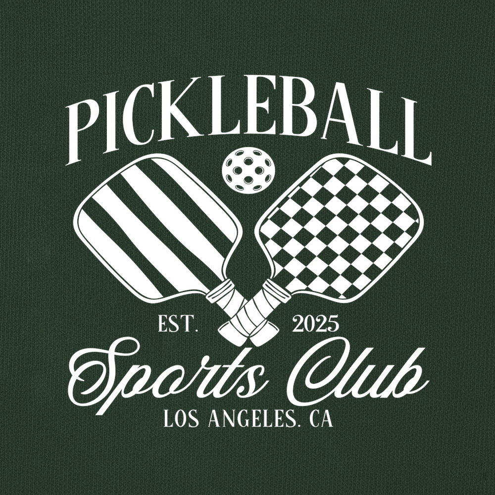 Custom Pickleball Social Club Sweatshirt - Picklechillz