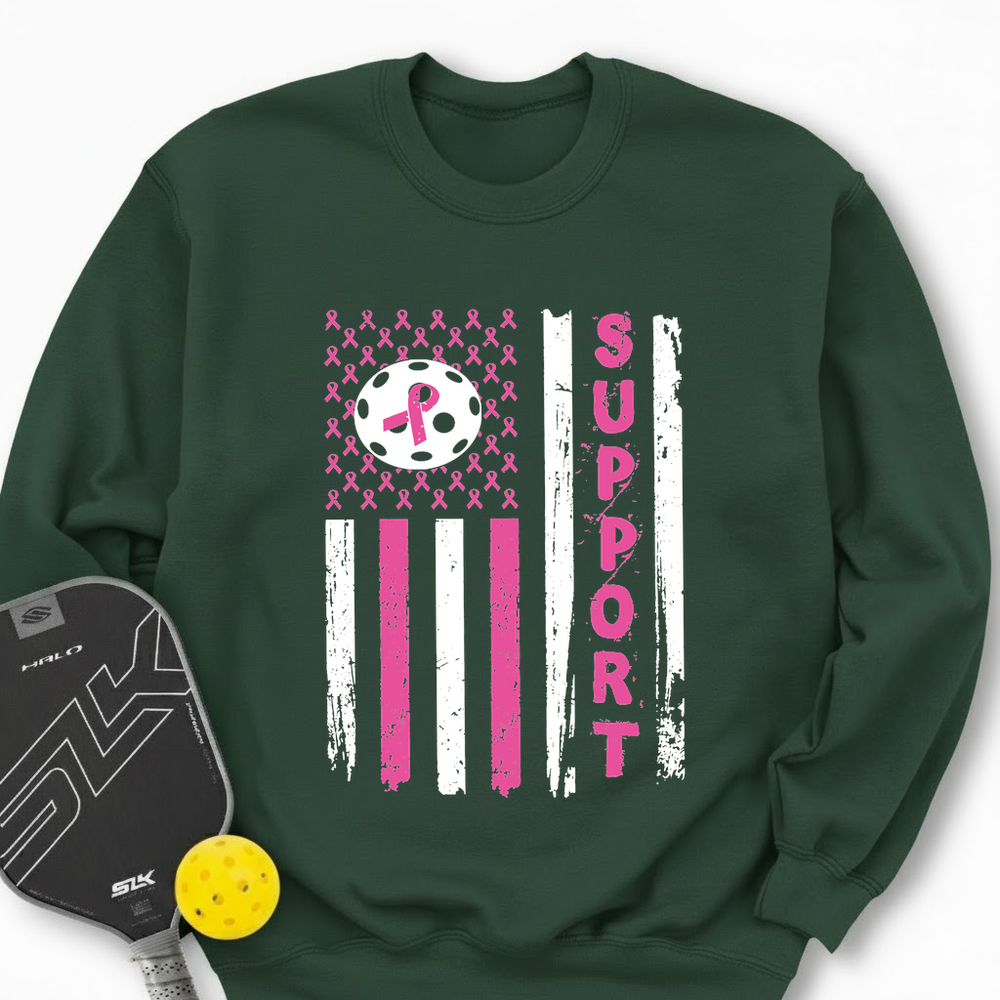 Breast Cancer Pickleball Sweatshirt - Picklechillz