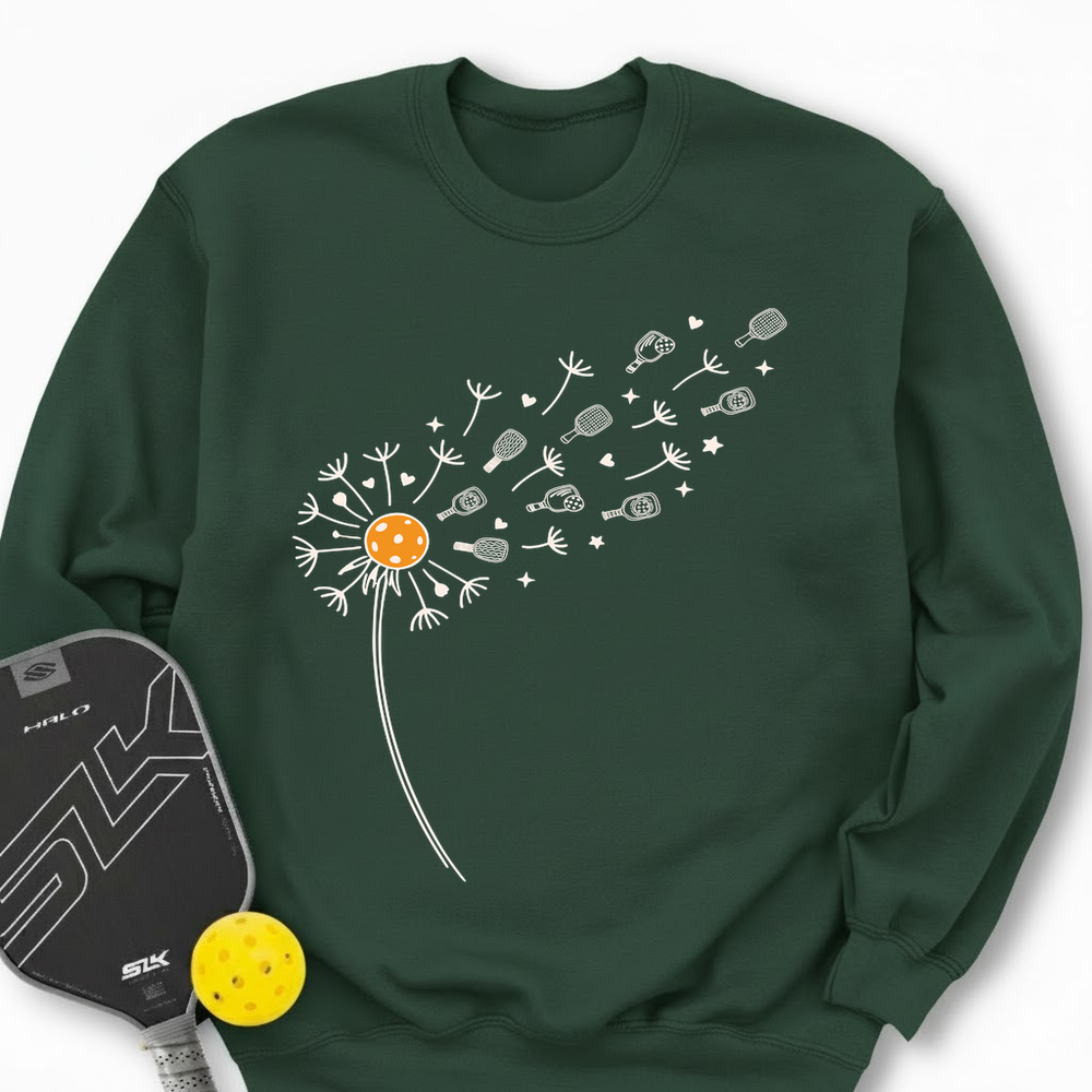 Pickleball Dandelion Sweatshirt - Picklechillz