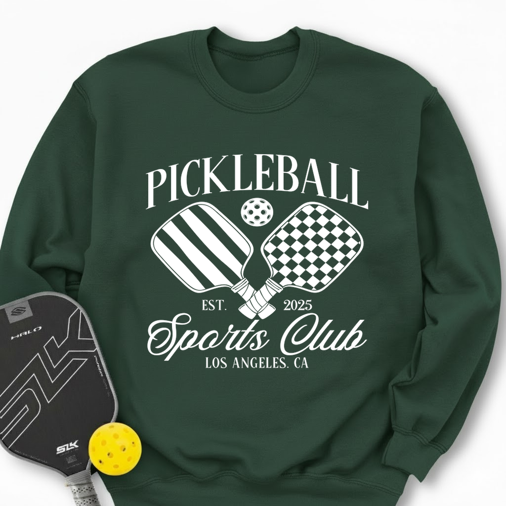Custom Pickleball Social Club Sweatshirt - Picklechillz