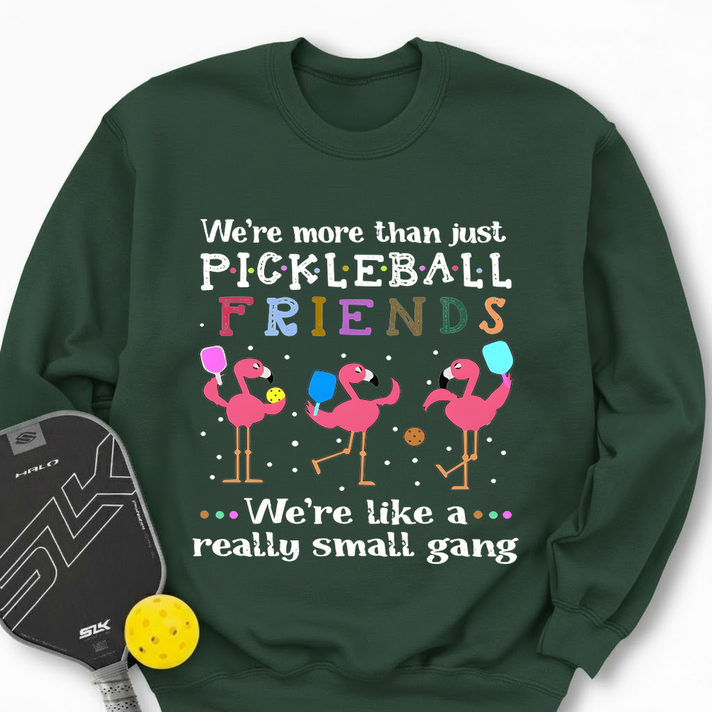 We'Re More Than Just Pickleball Friends... We'Re Like A... Really Small Gang Sweatshirt - Picklechillz