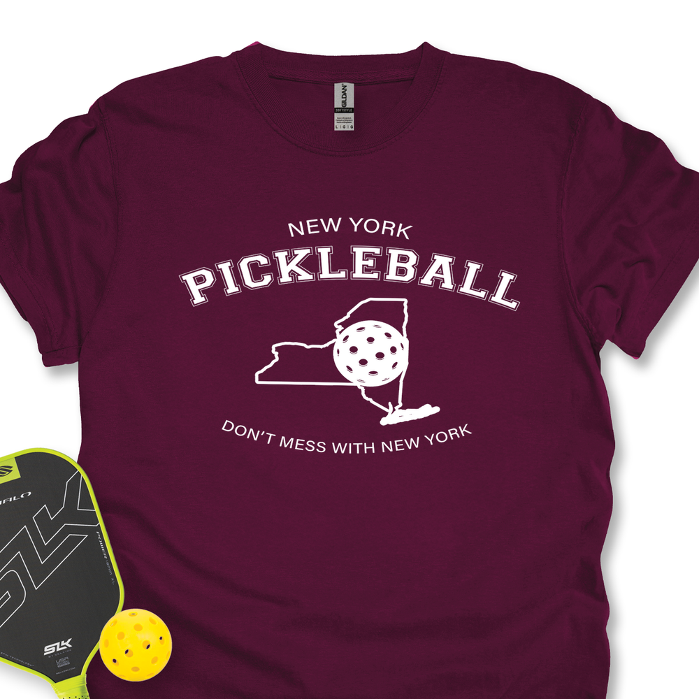 Don't Mess With New York Pickleball Unisex T-Shirt - Picklechillz