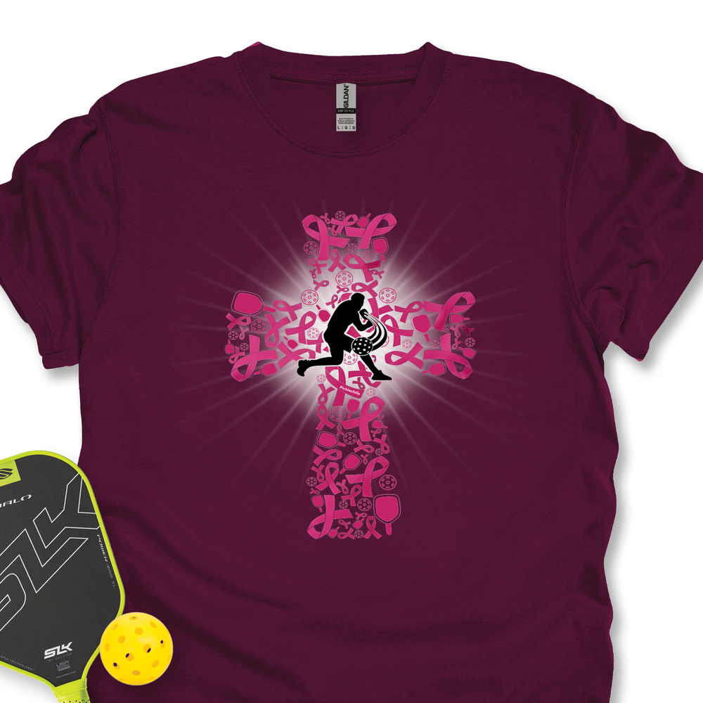 Breast Cancer Warrior Pickleball V1 Unisex T-Shirt - Picklechillz