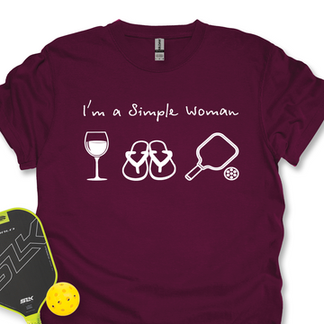 Pickleball Simple Woman Unisex T-Shirt - Picklechillz