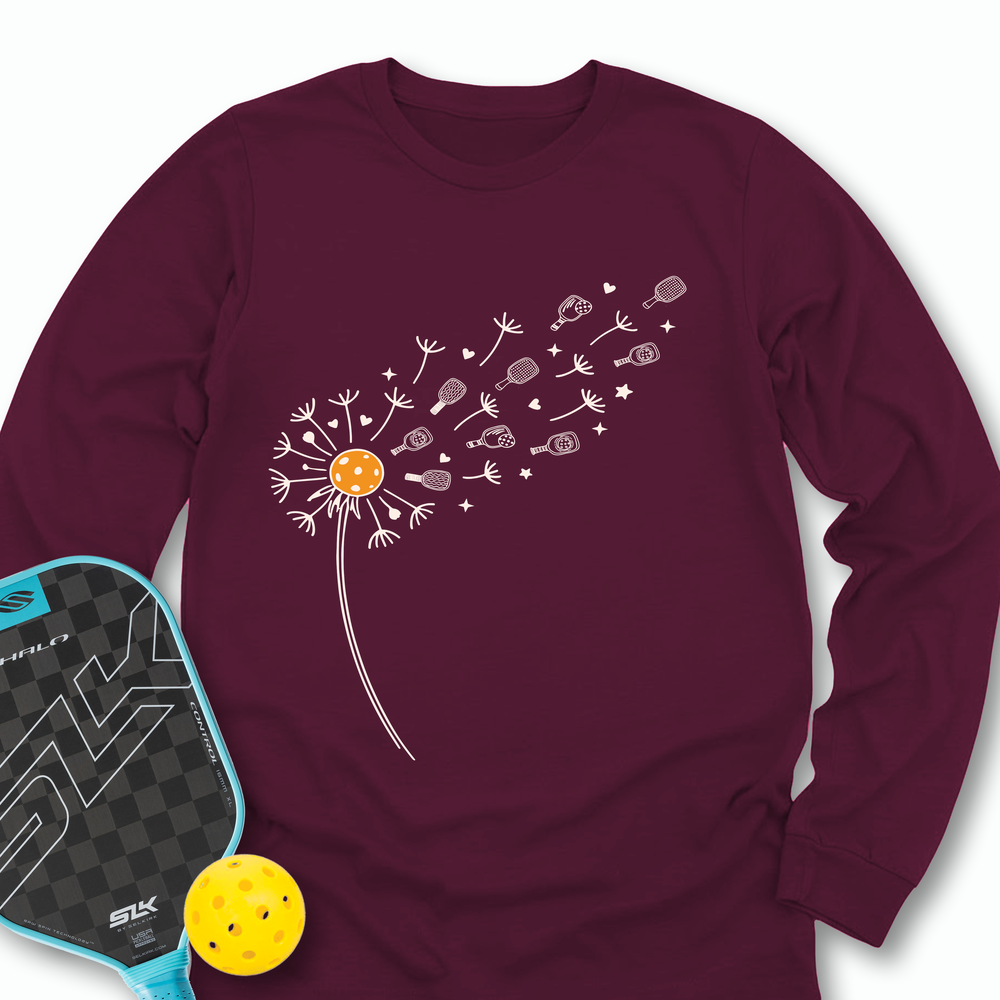Pickleball Dandelion Long Sleeve - Picklechillz