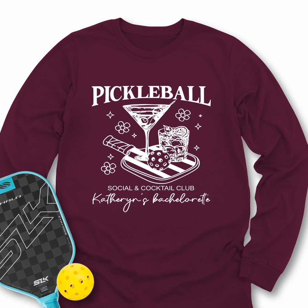 Pickleball Bachelorette Long Sleeve - Picklechillz