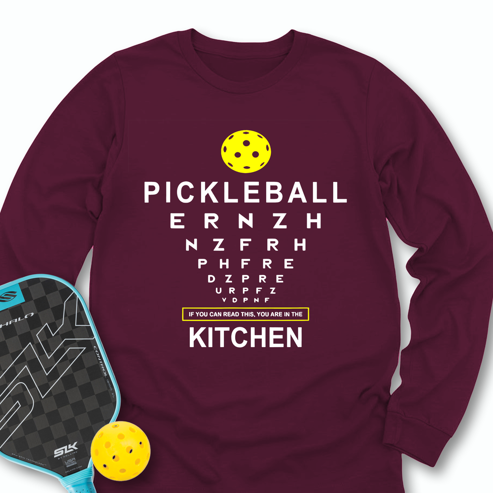 Funny Pickleball Kitchen Long Sleeve - Picklechillz