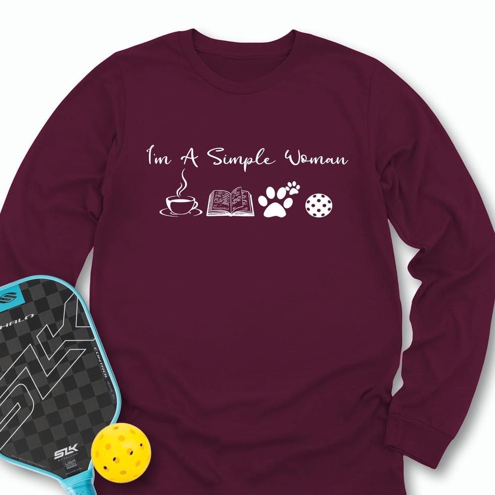 Pickleball Woman Long Sleeve - Picklechillz