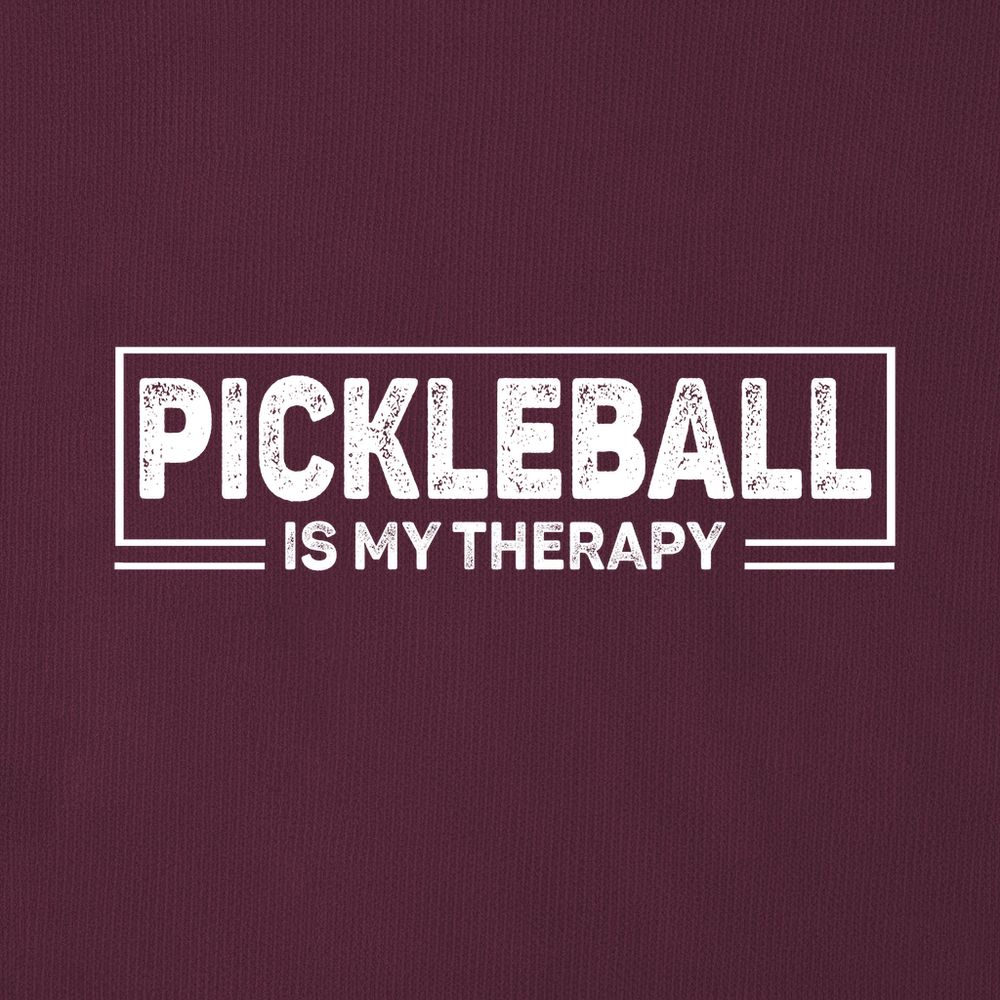 Pickleball Is My Therapy Retro Long Sleeve - Picklechillz