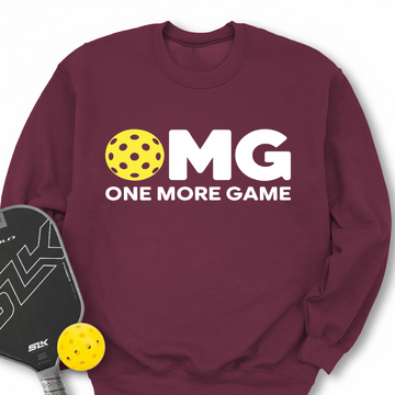 OMG One More Game Sweatshirt - Picklechillz