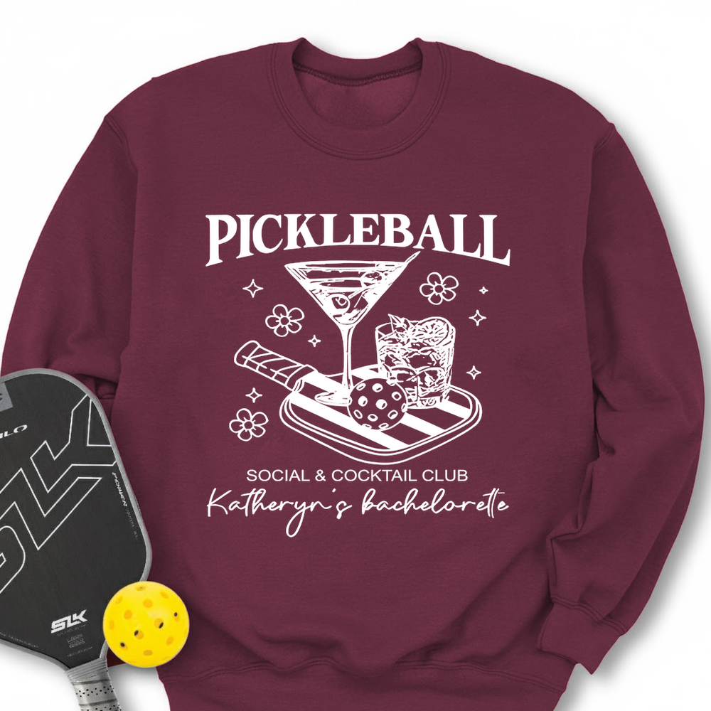 Pickleball Bachelorette Sweatshirt - Picklechillz
