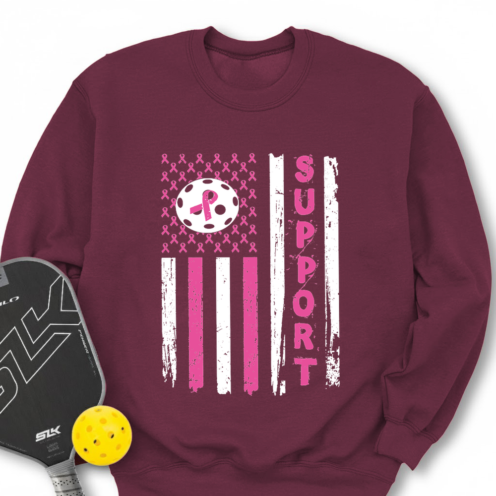 Breast Cancer Pickleball Sweatshirt - Picklechillz