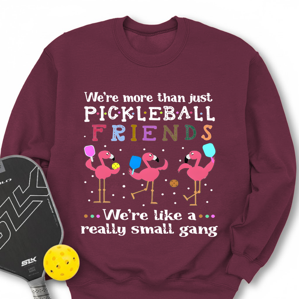 We'Re More Than Just Pickleball Friends... We'Re Like A... Really Small Gang Sweatshirt - Picklechillz