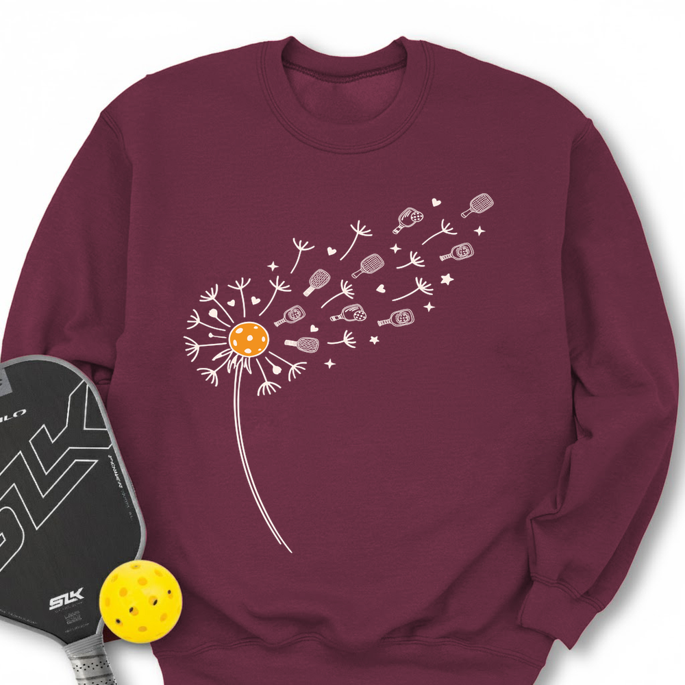 Pickleball Dandelion Sweatshirt - Picklechillz