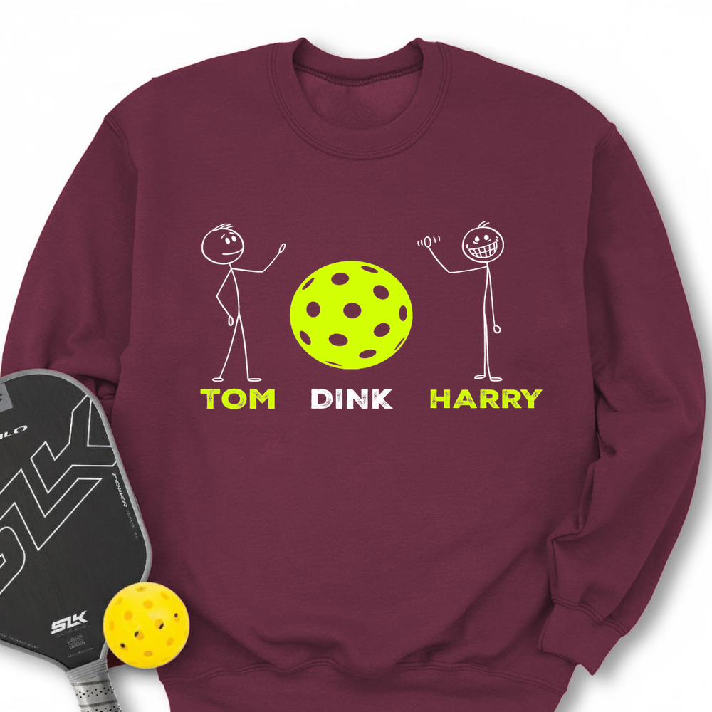 Pickleball - Tom Dink and Harry Sweatshirt - Picklechillz