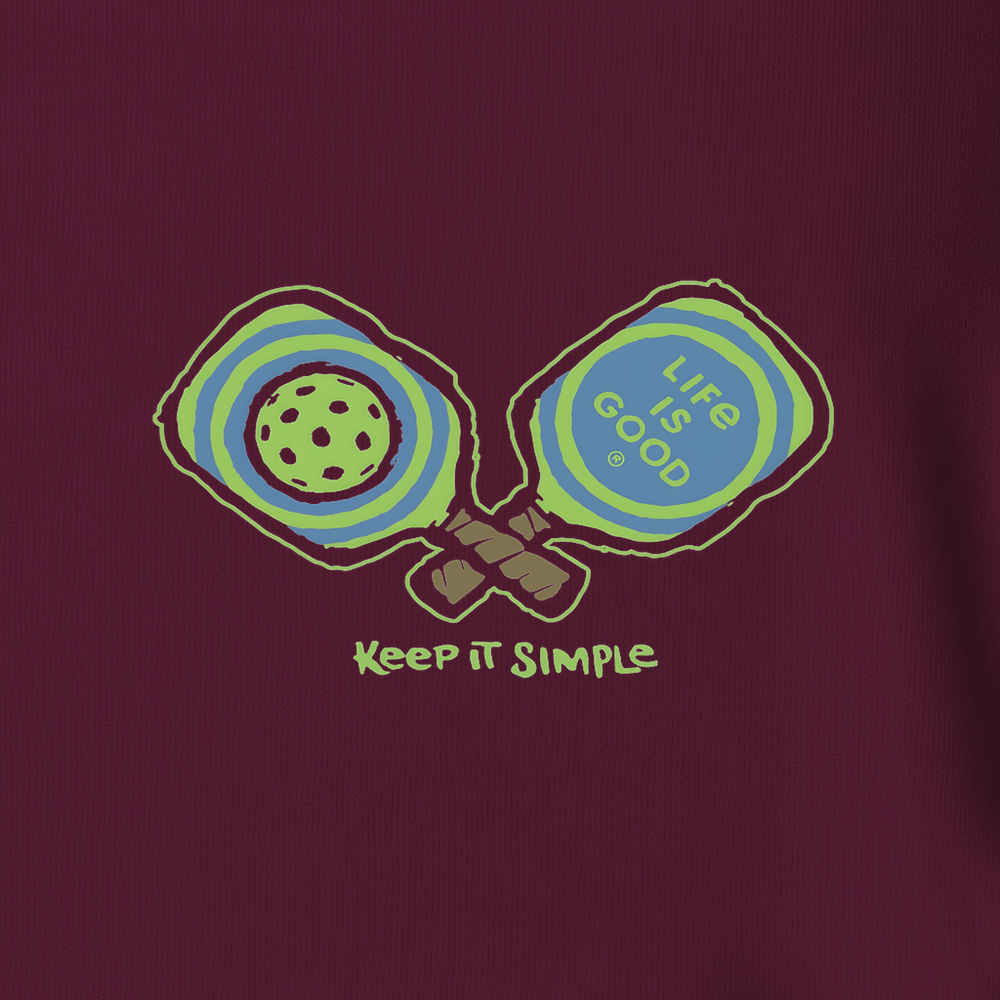 Pickleball Keep It Simple Life Is Good Unisex T-Shirt - Picklechillz